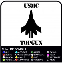 2 Decals renegade decals MILITARY TOP GUN US ARMY for jeep renegade-worn effect to the rear