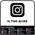 AUFKLEBER INSTAGRAM + ALIAS (NAMEN)