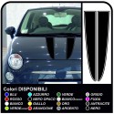 Aufkleber für FIAT 500 KIT kolbenringe motorhaube streifen aufkleber für motorhaube fiat 500, mini und anderen autos