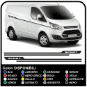 Adhesivos de TRÁNSITO de M-SPORT Lado Van los gráficos van pegatinas calcomanías de rayas ford transit custom turneo