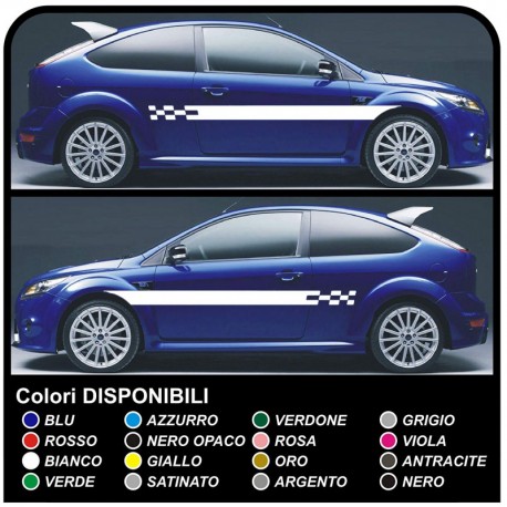 FORD FOCUS ST 5DR komplettes kit aufkleber seitlichen Aufkleber focus-Streifen-FOCUS abziehbilder auto seitlichen bändern für