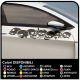 Skulls car stickers cm 100 stickers on each side to car Tuning tribal 
