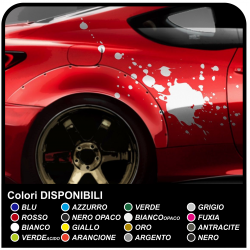 Aufkleber fleck Splash flecken, die seitlichen aufkleber auto design sticker sport tuning