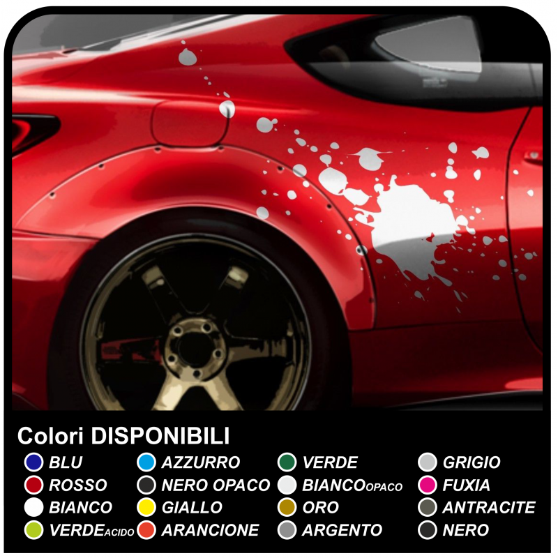 Aufkleber fleck Splash flecken, die seitlichen aufkleber auto design  sticker sport tuning