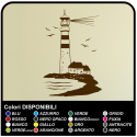 Autocollant PHARE Maritime cm 58x90 Stickers muraux, mur, porte, cuisine, salle de bains, WC, salon