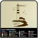 Sticker LIGHTHOUSE Maritime cm 58x90 wall Stickers, wall, door, kitchen, bathroom, WC, living room