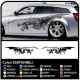Stickers DRAGON side bands of adhesive for cars, vans, motorhomes 250cm side stripes Tribal Tuning also suitable for vans