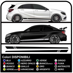 Self adhesive sideband racing SPORT Tuning Racing stripes decals car