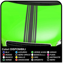 Stickers for the hood drive universal for all the car Stickers Rally Stripes hood car