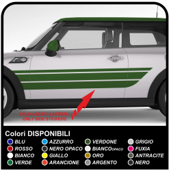 Des autocollants, des corps-bandes latérales de décoration de voiture bandes latérales autocollants décalques Autocollants de