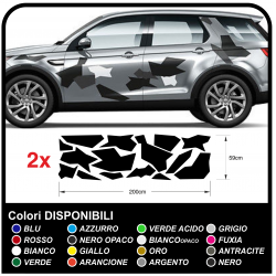 Adhesivo de CAMUFLAJE para suv todoterreno y coche gráficos decorativos de coches pegatinas de camuflaje pegatinas calcomanías