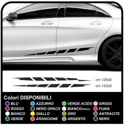 Adhesive stripes on the side Car side car decals side high or low for auto-tuning