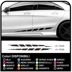Der aufkleber für die fahrzeugseite auto 195cm seitlichen Aufkleber Sport  Racing-Dekoration-Aufkleber für auto-Tuning