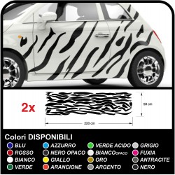 Adesivi per auto grafica zebrata Camouflage Zebra strisce Safari decorazione auto tuning decals