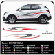 Stickers for car, suv, crossover and mid-size car Tuning Tribal cm220 two-tone camper van caravan