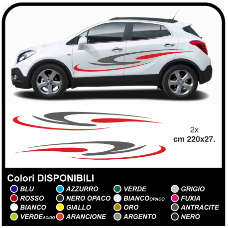 Stickers for car, suv, crossover and mid-size car Tuning Tribal cm220 two-tone camper van caravan