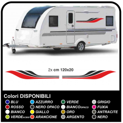 Pegatinas para caravanas, camper coche van de la Caravana de la etiqueta Engomada de optimización de gráficos decorativos