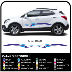 2x Stickers pour voiture suv crossover Tuning Décor Tribal deux tons 170cm pour voiture van le suv