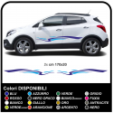 2x Stickers pour voiture suv crossover Tuning Décor Tribal deux tons 170cm pour voiture van le suv