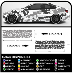 Adhesive car camouflage Camouflage kit car decoration US ARMY camouflage effect universal Sticker decoration Tuning Camo