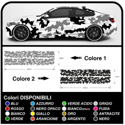 Adesivi mimetici per auto suv e fuoristrada kit grafico auto US ARMY mimetico Sticker decals tuning