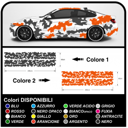 autocollants côtés, auto-ton schéma, graphique de voiture US ARMY militaire de décoration de voiture