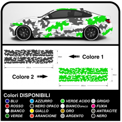 Der aufkleber für die fahrzeugseite auto-camouflage-grafik, US-ARMY-militär-aufkleber camouflage ZWEIFARBIG Sticker decals