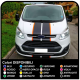 Adesivi TRANSIT M-SPORT bicolore Laterali e cofano Van grafiche furgone adesivi decalcomanie strisce ford transit custom turneo