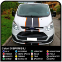 Adhesivos de TRÁNSITO de M-SPORT en dos tonos Laterales y capó, Van gráficos, van pegatinas calcomanías de rayas ford transit