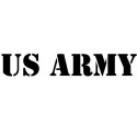 US ARMY STICKERS Car Bumper Vinyl Sticker - 20 cm x 5 cm