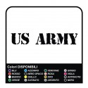 2 Aufkleber US ARMY zerkratzt verbraucht Stoßstange Radkasten Vinyl cm20x5