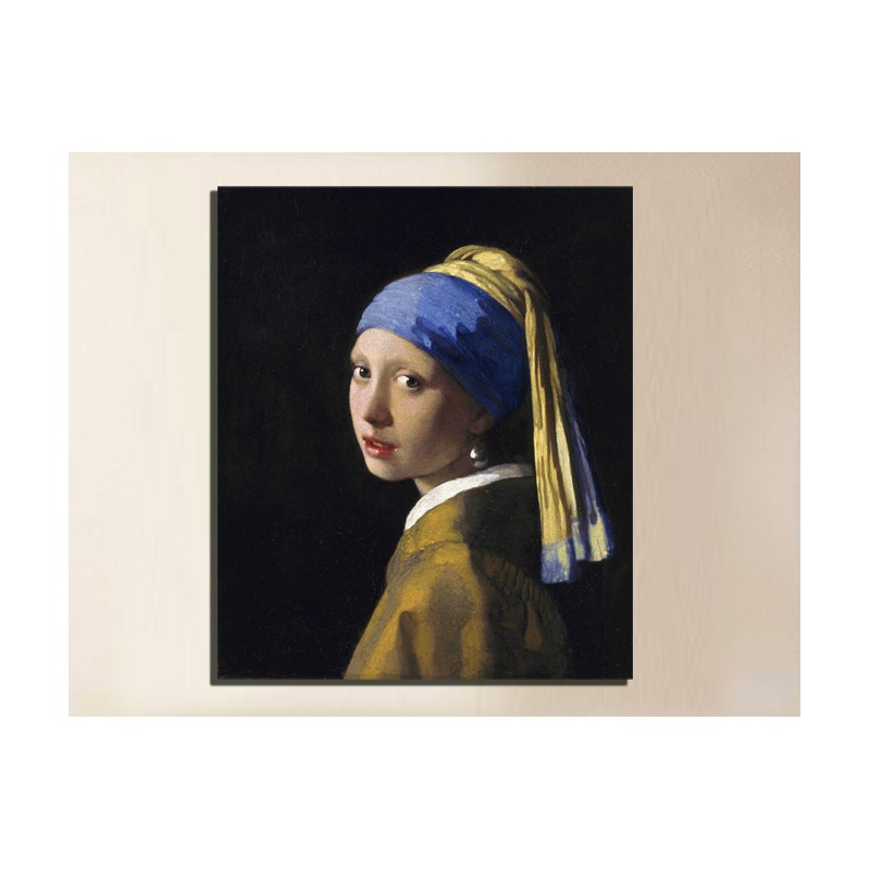Bild Mädchen mit dem perlenohrring .- Jan Vermeer - Girl with a pearl - Jan Vermeer Das Mädchen Mit Dem Perlenohrring