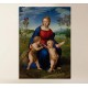 La peinture moderne vierge au Chardonneret Raphaël, vierge au Chardonneret de Peinture d'impression sur toile avec ou sans cadre