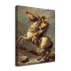 Painting Napoleon Bonaparte crossing the Great St. Bernard pass, Jacques-Louis David prints on canvas with or without frame