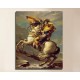 Painting Napoleon Bonaparte crossing the Great St. Bernard pass, Jacques-Louis David prints on canvas with or without frame