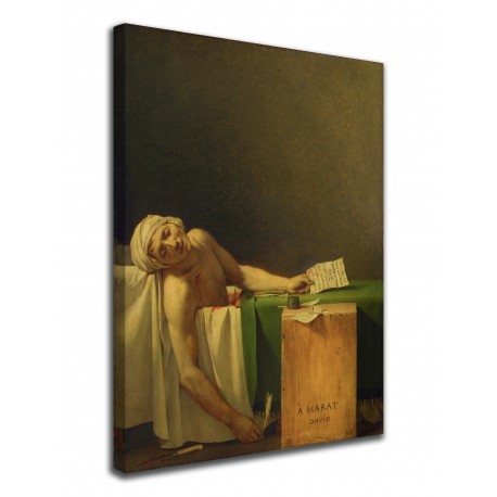 La pintura de la Muerte de Marat, de Jacques-Louis David - la Muerte de Marat - impresión en lienzo con o sin marco