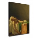 La peinture de la Mort de Marat Jacques-Louis David, la Mort de Marat - impression sur toile avec ou sans cadre