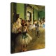 La peinture de La leçon de danse Edgar Degas - la leçon de danse - impression sur toile avec ou sans cadre