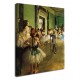 La pintura de La lección de baile de Edgar Degas - la lección de baile - impresión en lienzo con o sin marco