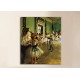 La peinture de La leçon de danse Edgar Degas - la leçon de danse - impression sur toile avec ou sans cadre