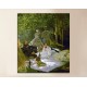Pintar el almuerzo sobre La hierba Claude Monet - Desayuno sobre la hierba impresiones sobre lienzo con o sin marco