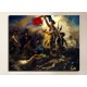 Picture of The Liberty leading the people - Eugène Delacroix - print on canvas with or without frame