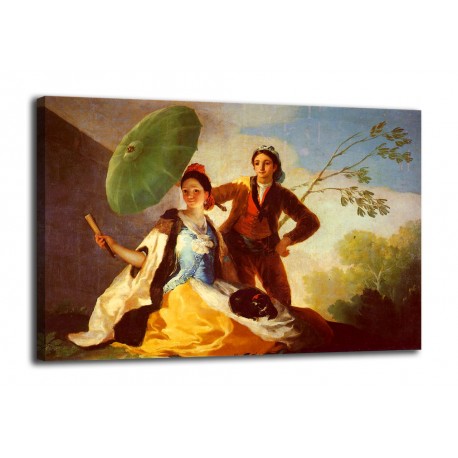 Im rahmen Des sonnenschutz - Francisco Goya - druck auf leinwand, leinwand mit oder ohne rahmen