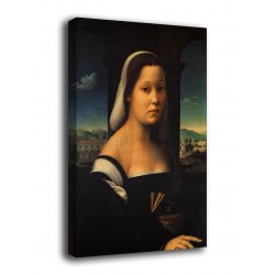 La pintura de la Mujer con Velo (La monja) - Ridolfo Del Ghirlandaio - impresión en lienzo con o sin marco