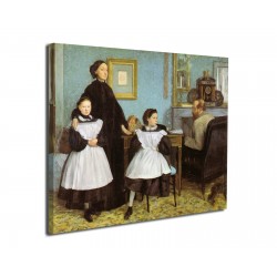 La pintura de La Bellelli familia - Edgar Degas - impresión en lienzo con o sin marco