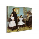 Rahmen Die familie Bellelli - Edgar Degas - drucken auf leinwand, leinwand mit oder ohne rahmen