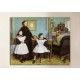La pintura de La Bellelli familia - Edgar Degas - impresión en lienzo con o sin marco