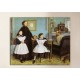 Rahmen Die familie Bellelli - Edgar Degas - drucken auf leinwand, leinwand mit oder ohne rahmen