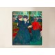Bild Zwei frauen tanzen - Henri de Toulouse-Lautrec - druck auf leinwand, leinwand mit oder ohne rahmen