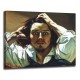 La pintura de un auto-Retrato o un hombre desesperado - Gustave Courbet - impresión en lienzo con o sin marco